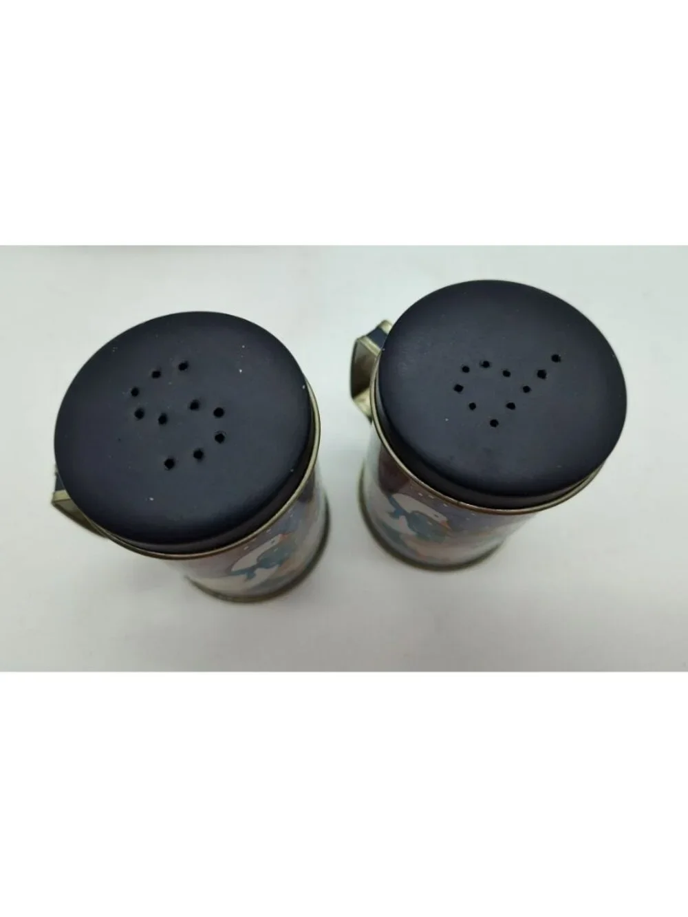 Vintage Winter Geese Salt Pepper Shakers Country Goose Decor w/ Box Farmhouse